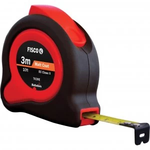 Image of Fisco Tuf-Lok Tape Measure Imperial & Metric 10ft / 3m 13mm