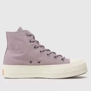 Converse All Star Lift Hi In Lilac