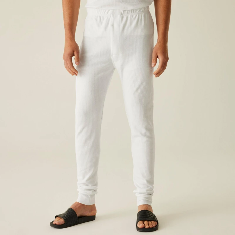 Image of Regatta Regatta Men Thermal Long John in White Size: Small White S Male 5020436045098