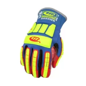 Image of R259B SIZE 12,0 Mechanical Protection Gloves - Hi-Vis Yellow/Red/Blue - Ansell