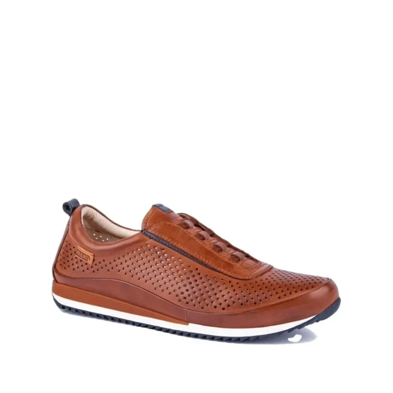 Image of Pikolinos Liverpool M2A-6252 Leather Mens Comfort Shoes - Cuero - Size:UK 7-7.5