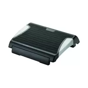 Image of Q-Connect Anti Slip Footrest Height Adjustable BlackSilver KF20076