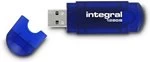 Image of Integral Memory Evo 128GB USB 2.0 Flash Drive - Blue