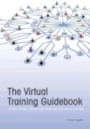 Image of virtual training guidebook how to design deliver and implement live online