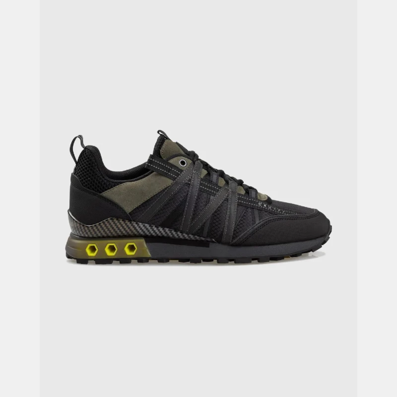 Image of Cruyff Fearia Hex-Tech Trainers Olive male UK 7