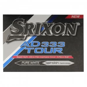 image of Srixon AD333 Tour 12 Pack - White