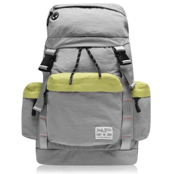 image of Jack Wills Heathland Nylon Backpack - Pale Grey