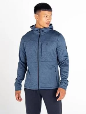 Image of Regatta Dare 2b Diluent Full Zip Fleece Hoody, Grey Size M Men