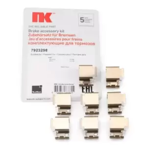 Image of NK Accessory Kit, disc brake pads 7923298 VW,AUDI,OPEL,TOURAN (1T1, 1T2),GOLF VI (5K1),Golf VII Schragheck (5G1, BQ1, BE1, BE2)