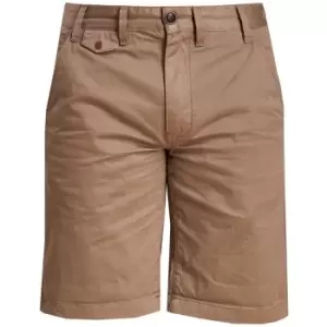 image of Barbour Mens Neuston Twill Shorts Stone 34