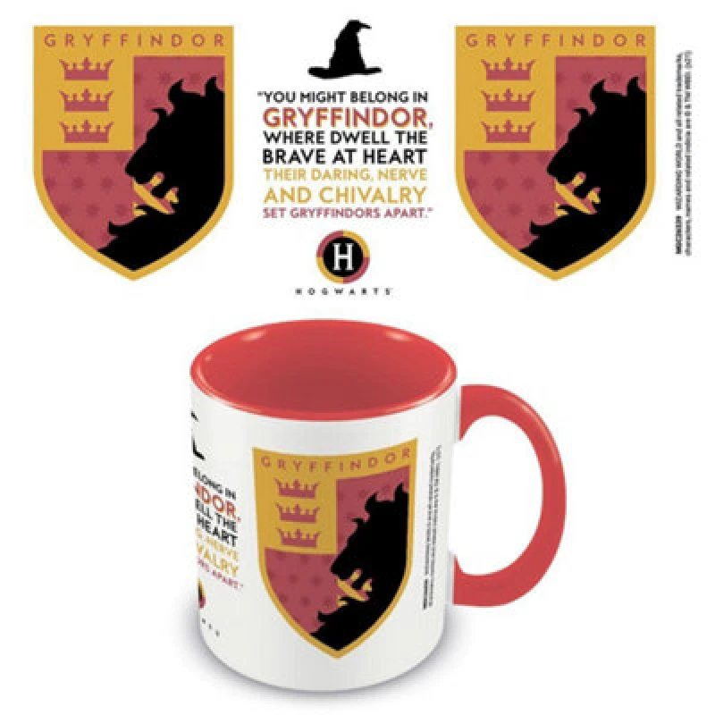 Image of Harry Potter Gryffindor House Pride Mug Red unisex