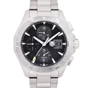 image of Aquaracer Calibre 16 Automatic Black Dial Mens Watch