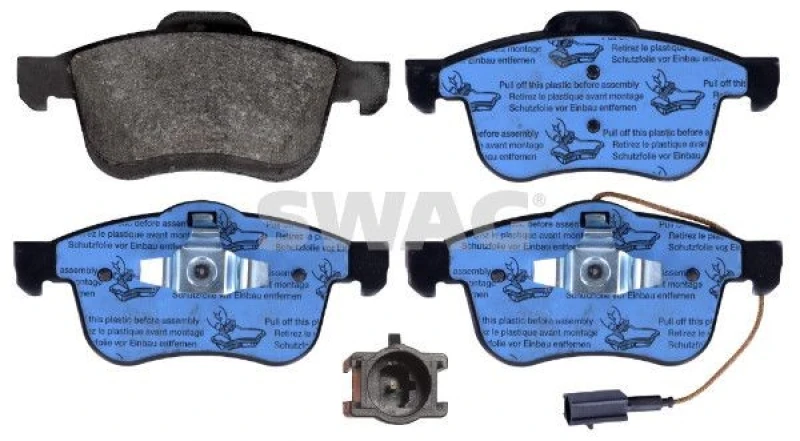 Image of Brake pad set SWAG 70 11 6059