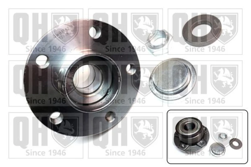 Image of QUINTON HAZELL Wheel bearing kit QUINTON HAZELL QWB1582