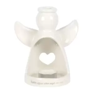 Image of 15cm Feathers Appear Angel Tealight Holder
