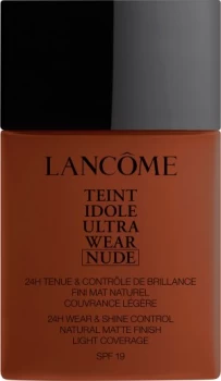 image of Lancome Teint Idole Ultra Wear Nude Foundation SPF19 40ml 14 - Brownie