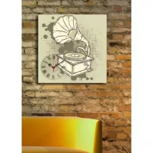 image of 4545CS-51 Multicolor Decorative Canvas Wall Clock