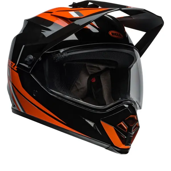 Image of Bell MX-9 Adventure MIPS Alpine Black Orange Adventure Helmet Size S