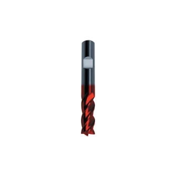 Image of 5535 12.00MM Carbide 4 Flute Weldon Shank Ratio End Mills - FIREX Coated
