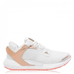 image of adidas Alphatorsion Boost Womens Running Shoes - Wht/Gold/Pink