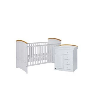 image of Tutti Bambini Barcelona 2 Piece Room Set - Beech/White