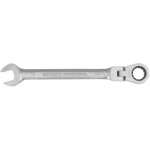 Image of Metric Combination Ratchet Spanner, Flexible Head, 16mm