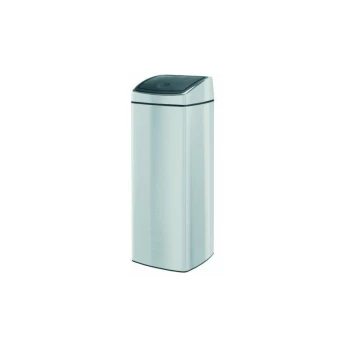 image of 384929 25L Plastic Stainless steel trash can - Brabantia