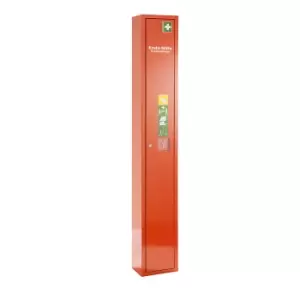 image of SOHNGEN First aid cupboard, DIN 13157, without contents, signal orange, depth 200 mm, HxW 2000 x 300 mm