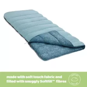 Image of Sleeping Bag Camping Travel Zip Reversible Soft Sack Single