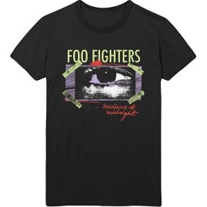 Image of Foo Fighters - Medicine At Midnight Taped Unisex Large T-Shirt - Black