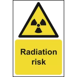 image of Radiation Risk - Sign - PVC (200 x 300mm)