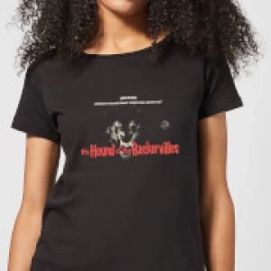 Image of Hammer Horror Hound Of The Baskervilles Womens T-Shirt - Black