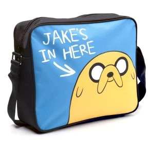 image of Adventure Time - JakeS In Here Messenger Bag - Multi-Colour