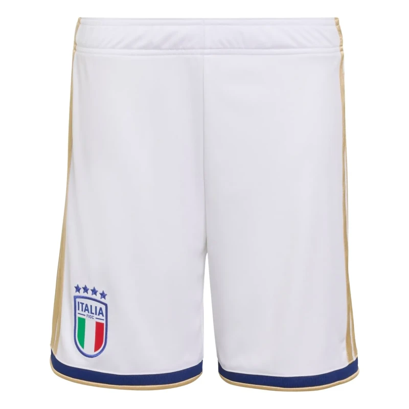 Image of Adidas Short Child's Home Italy 2025/26 Blanc Unisex 11/12 ans JY7606