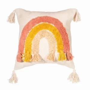 image of Sass & Belle Earth Rainbow Tufted Cushion