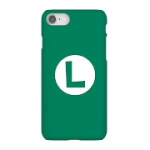Image of Nintendo Super Mario Luigi Logo Phone Case - iPhone 8 - Snap Case - Gloss
