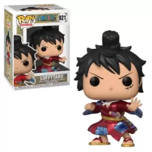 image of One Piece Luffy in Kimono Metallic EXC Funko Pop! Vinyl