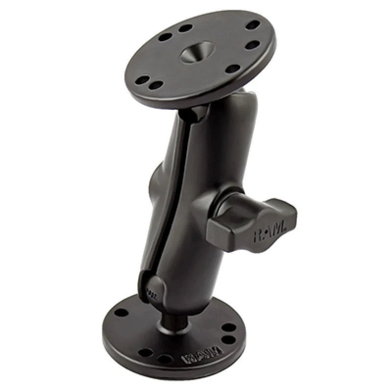 Image of RAM Mounts Universal Double Ball Mount with Two Round Plates