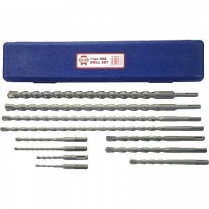 Image of Faithfull 11 Piece SDS Plus Drill Bit Set