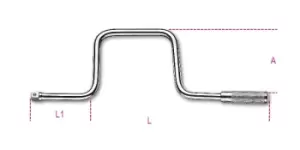 image of Beta Tools 920/46 1/2" Sq Drive with Speed Brace L: 385mm L1: 110mm 009200862