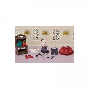 Image of Sylvanian Families Fashion Play Set Town Girl Series - Tuxedo Cat
