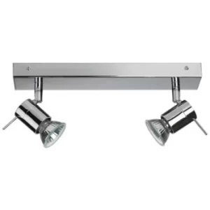 Image of Linea Verdace Penna 2 Light Twin Spotlight Chrome