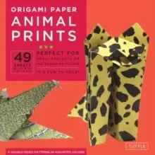 Image of Origami Paper - Animal Prints - 8 1/4" - 49 Sheets : Tuttle Origami Paper: High-Quality Large Origami Sheets Printed with 6 Different Patterns: Instru
