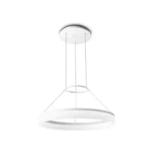 Image of Leds-C4 GROK - Integrated LED 1 Light Dimmable Small Ceiling Pendant White