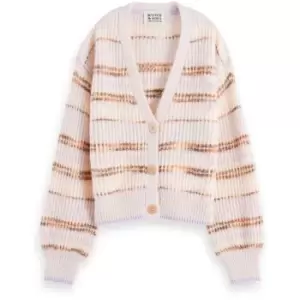 image of Scotch and Soda Fuzzy Cardigan - Pink