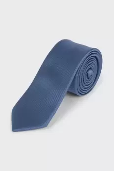 Image of Mens Slim Airforce Blue Tie