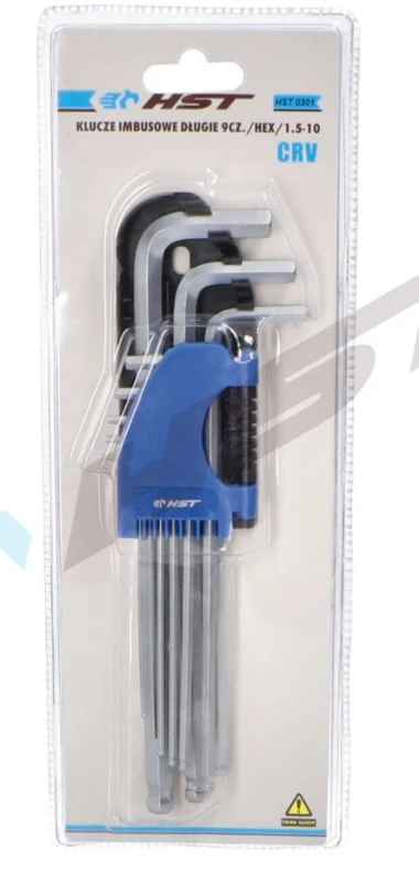 Image of HST HST 0301 Angled Screwdriver Set Number of tools: 9, Spanner Size: 10,0 Angled Screwdriver Set (6627)