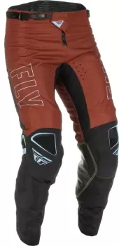 Image of Fly Racing Kinetic Fuel Motocross Pants, black-brown, Size 32, black-brown, Size 32