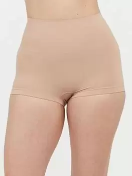 Image of Spanx Ecocare Everyday Boyshort, Oatmeal Size M Women