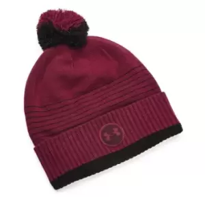 Image of Under Armour Halftime Fleece Beanie - Red